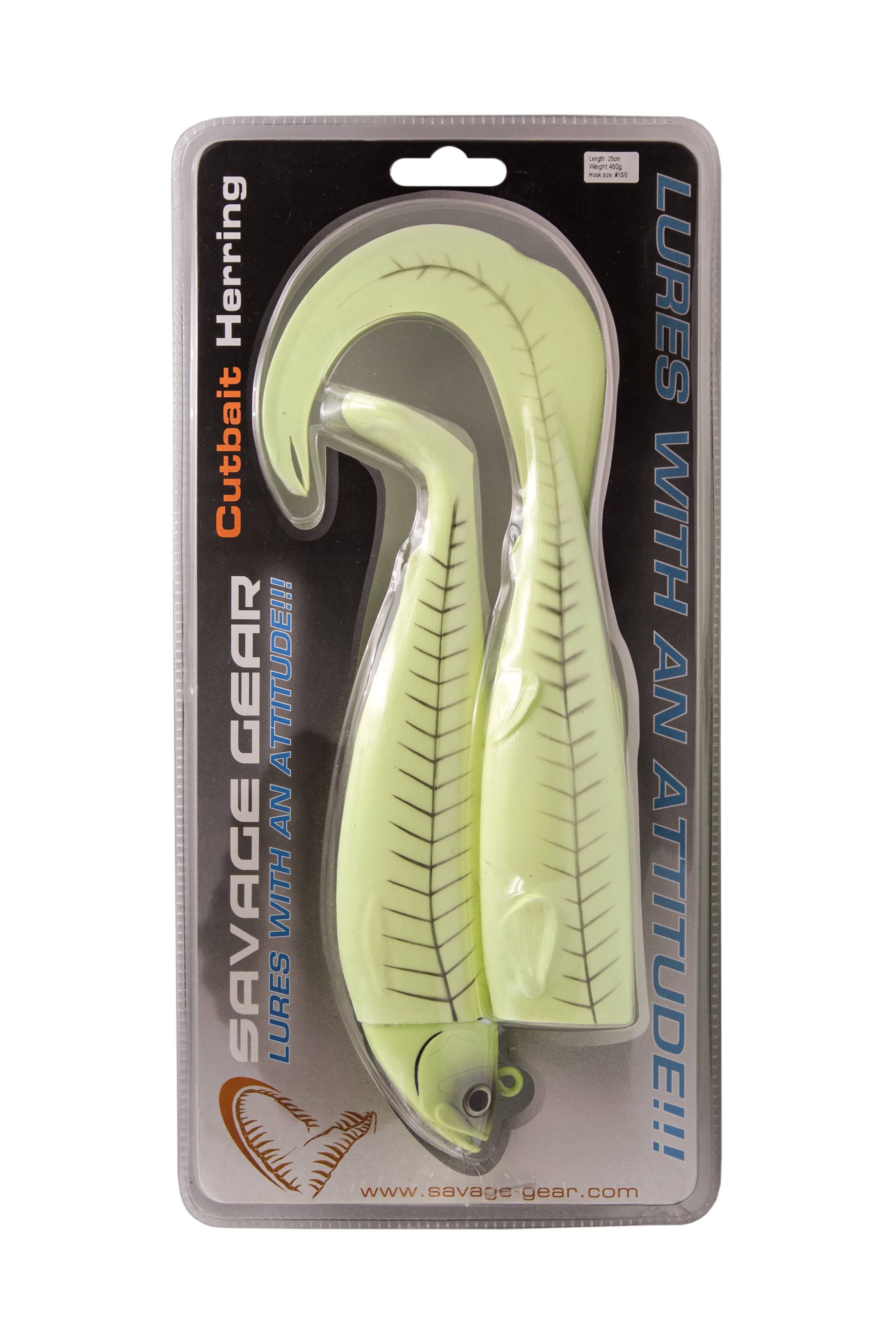 Приманка Savage Gear Cutbait herring kit 25см 460гр 19-green glow - фото 1