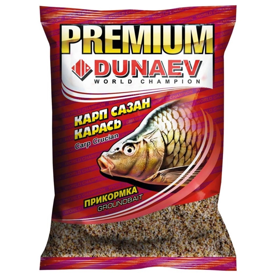 Прикормка Dunaev-Premium 1кг карп-сазан креветка - фото 1