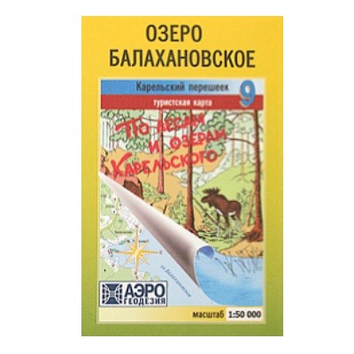Карта по лесам и озерам Карельского №9 - фото 1