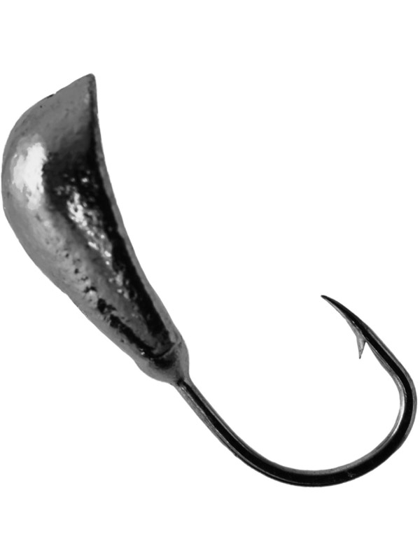 Мормышка Lumicom Уралка вольф. 5,0мм черный никель 1/10 - фото 1
