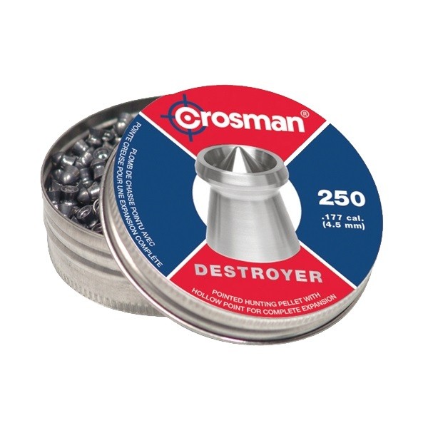 Пульки Crosman Destroyer 0.51гр 4,5мм 250 шт - фото 1