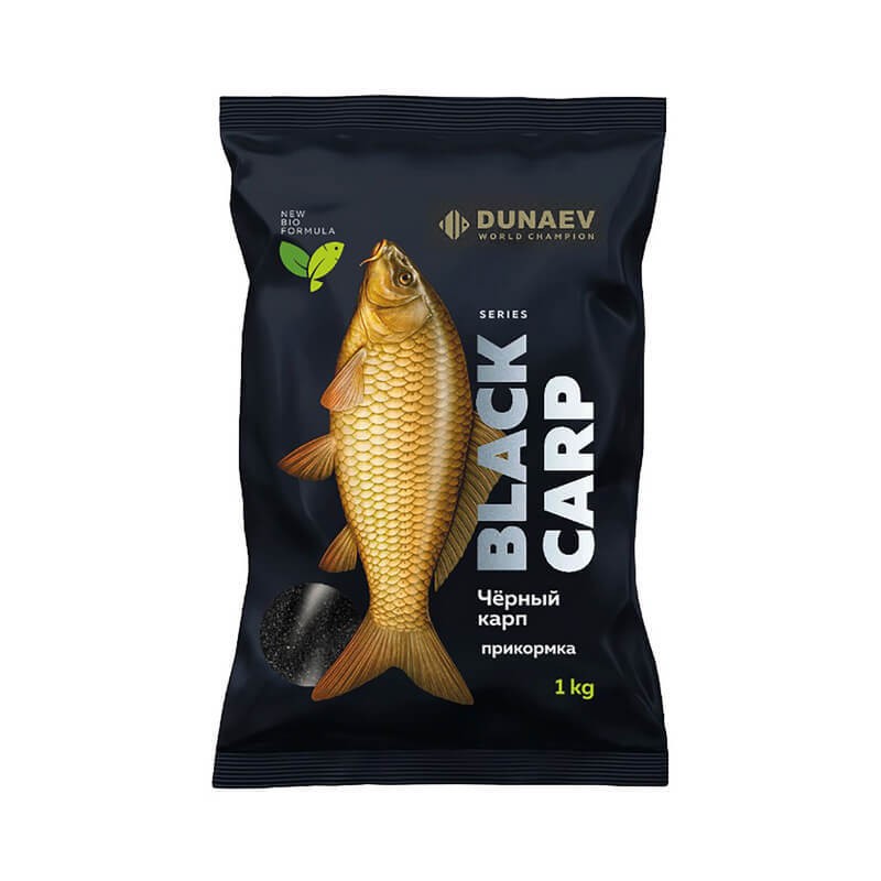 Прикормка Dunaev Black series 1кг Carp - фото 1