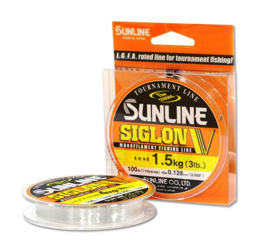 Леска Sunline Siglon V clear 100м 0,128мм - фото 1