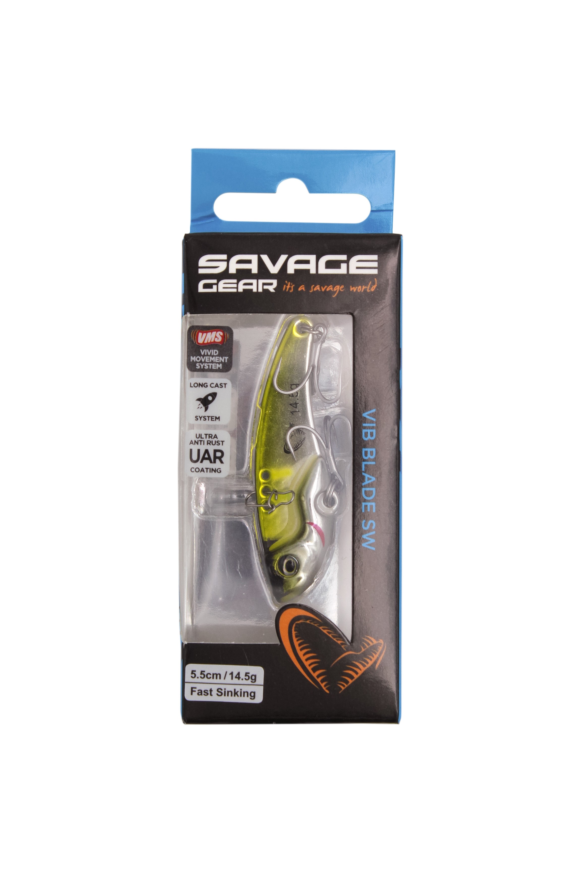 Блесна Savage Gear Vib blade SW 5,5см 14,5гр fast sinking mirror ayu - фото 1