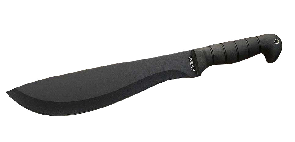 Нож Ka-Bar 1248 Black Cutlass Machete сталь 1085 кратон - фото 1