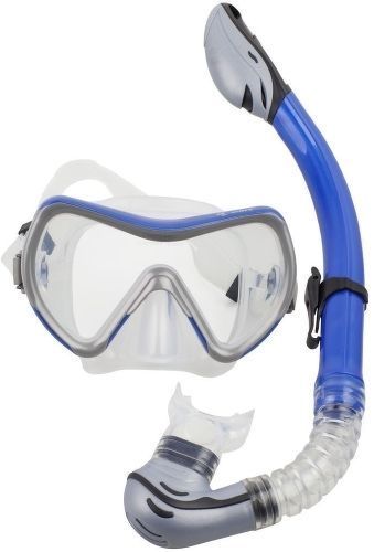 Набор Wave MS-1370S71 маска трубка silicone blue - фото 1