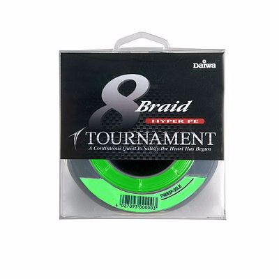 Шнур Daiwa Tournament 8хBraid Chartreuse 135м 0.12мм - фото 1