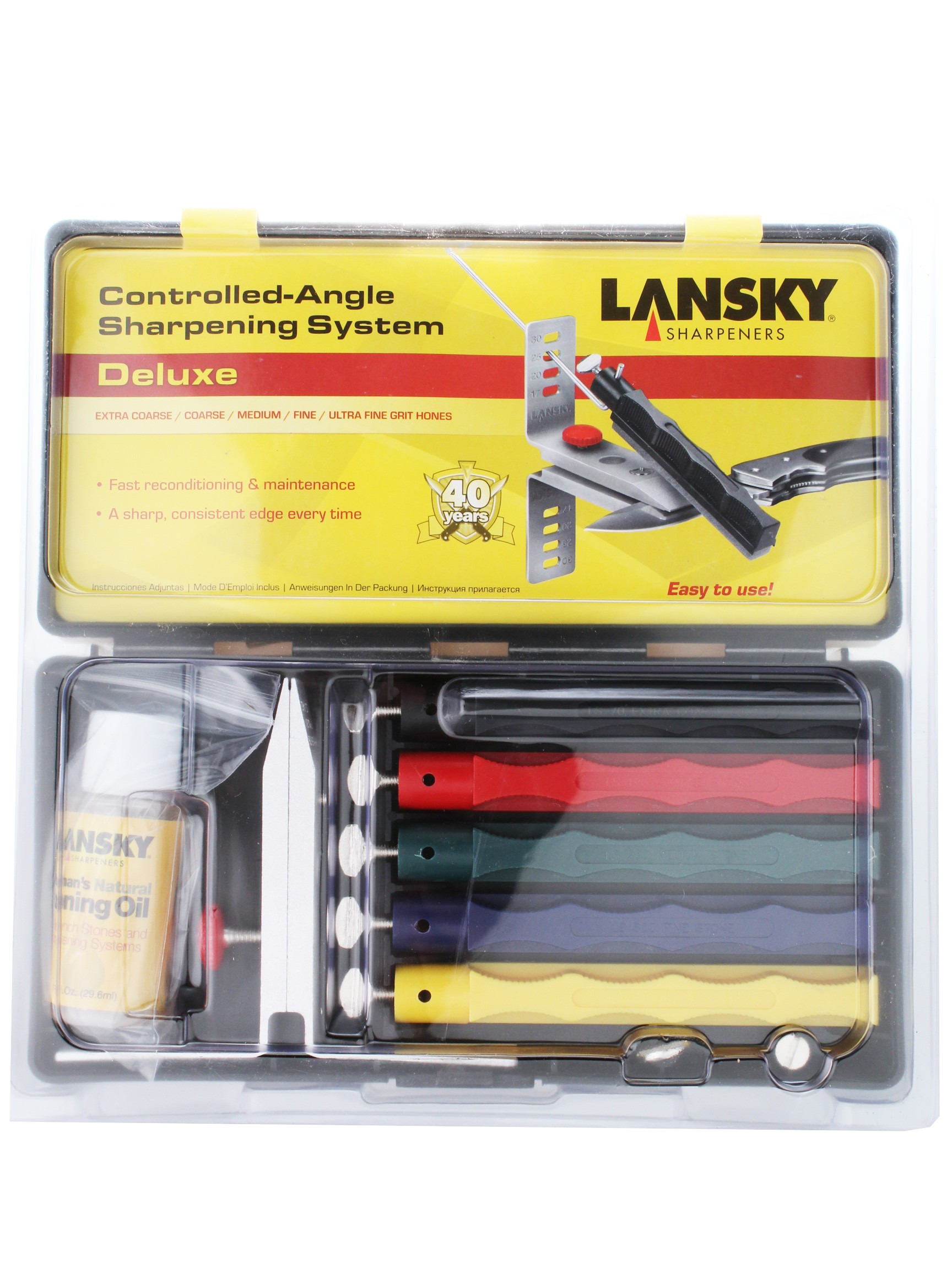 Набор для заточки Lansky Deluxe 5 абразивов - фото 1