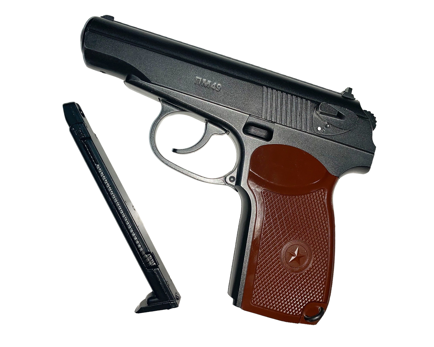 Пистолет Borner ПМ49 Макаров металл - фото 1