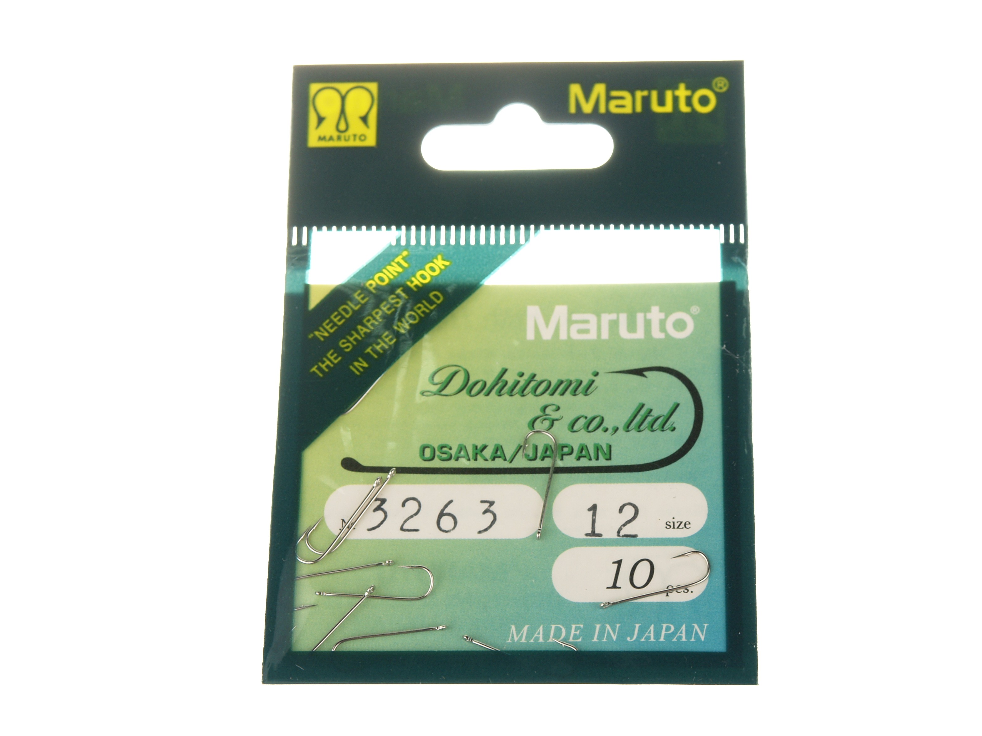 Крючки Maruto 3263 Ni №12 10шт - фото 1