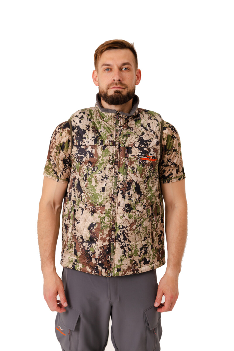 Жилет King Hunter Warm Light mountain camo - фото 1