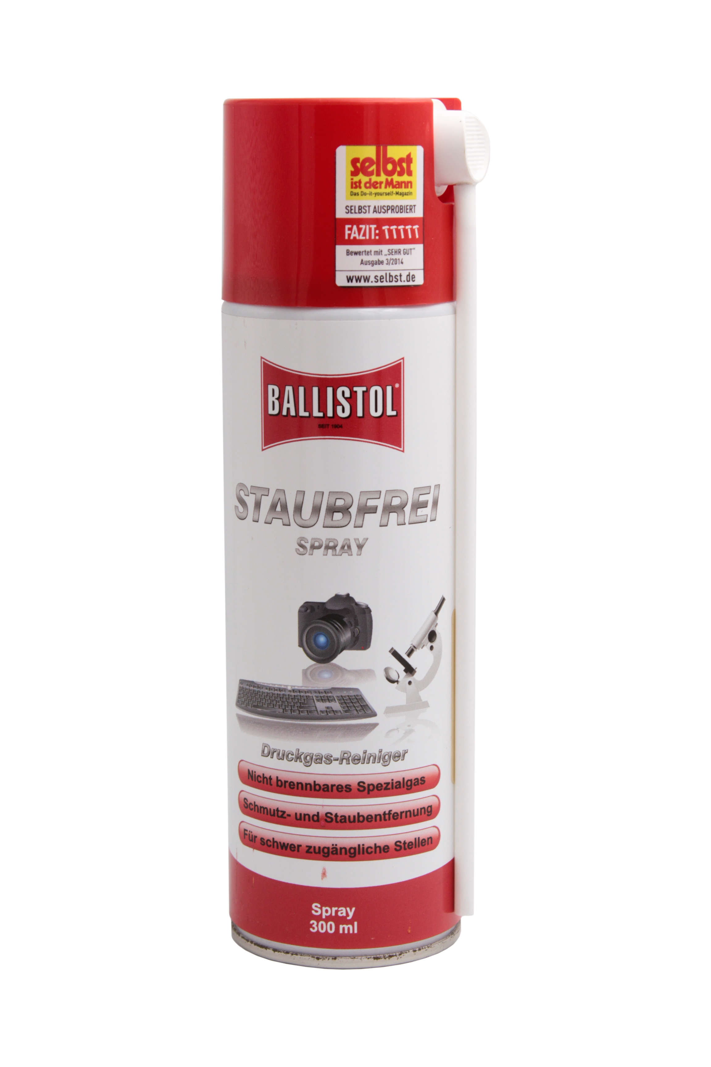 Сжатый воздух Ballistol Dust-free для чистки 300мл - фото 1