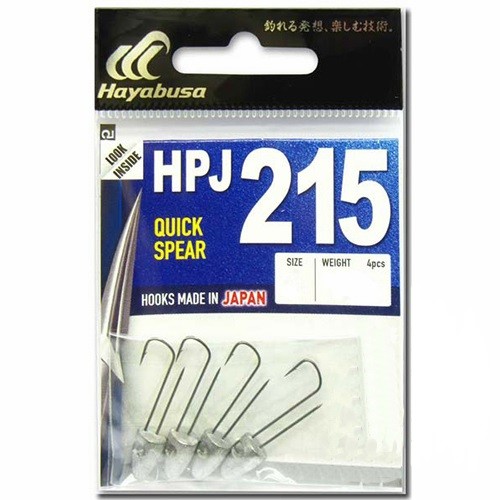 Джиг-головка Hayabusa HPJ 215 EX934 Quick Spear №6 2.0гр 4шт - фото 1