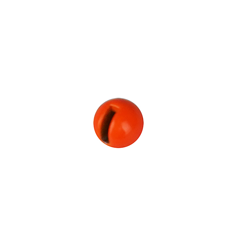 Бусина УЛОВКА с вырезом вольфрам 0,4гр 3,8мм оранжевый fluo уп.5шт - фото 1