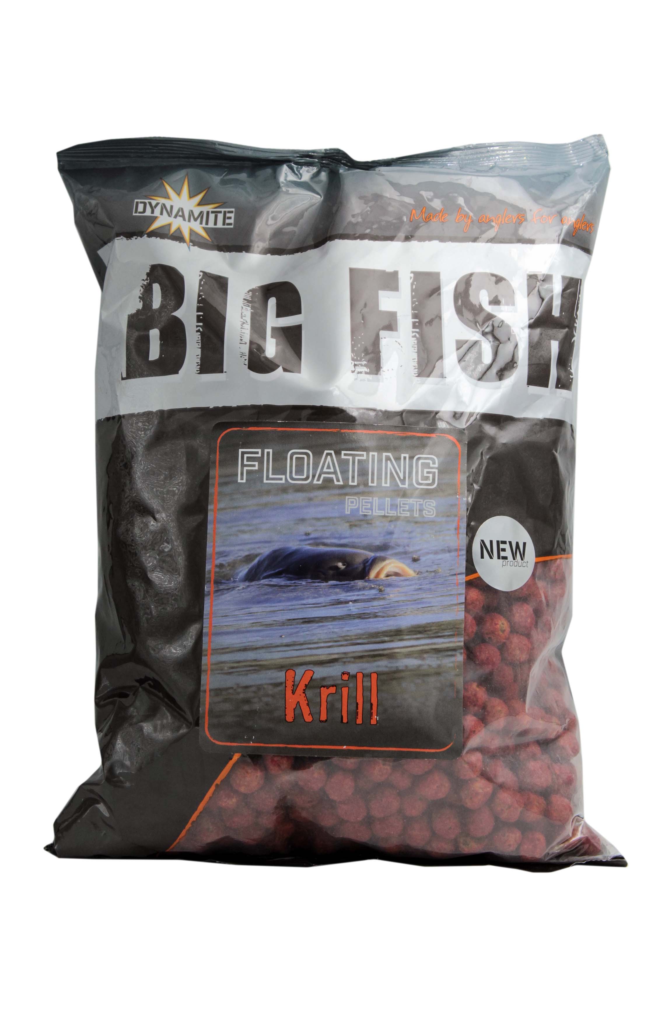Пеллетс Dynamite Baits плавающий Big Fish krill 11мм 1,1кг - фото 1