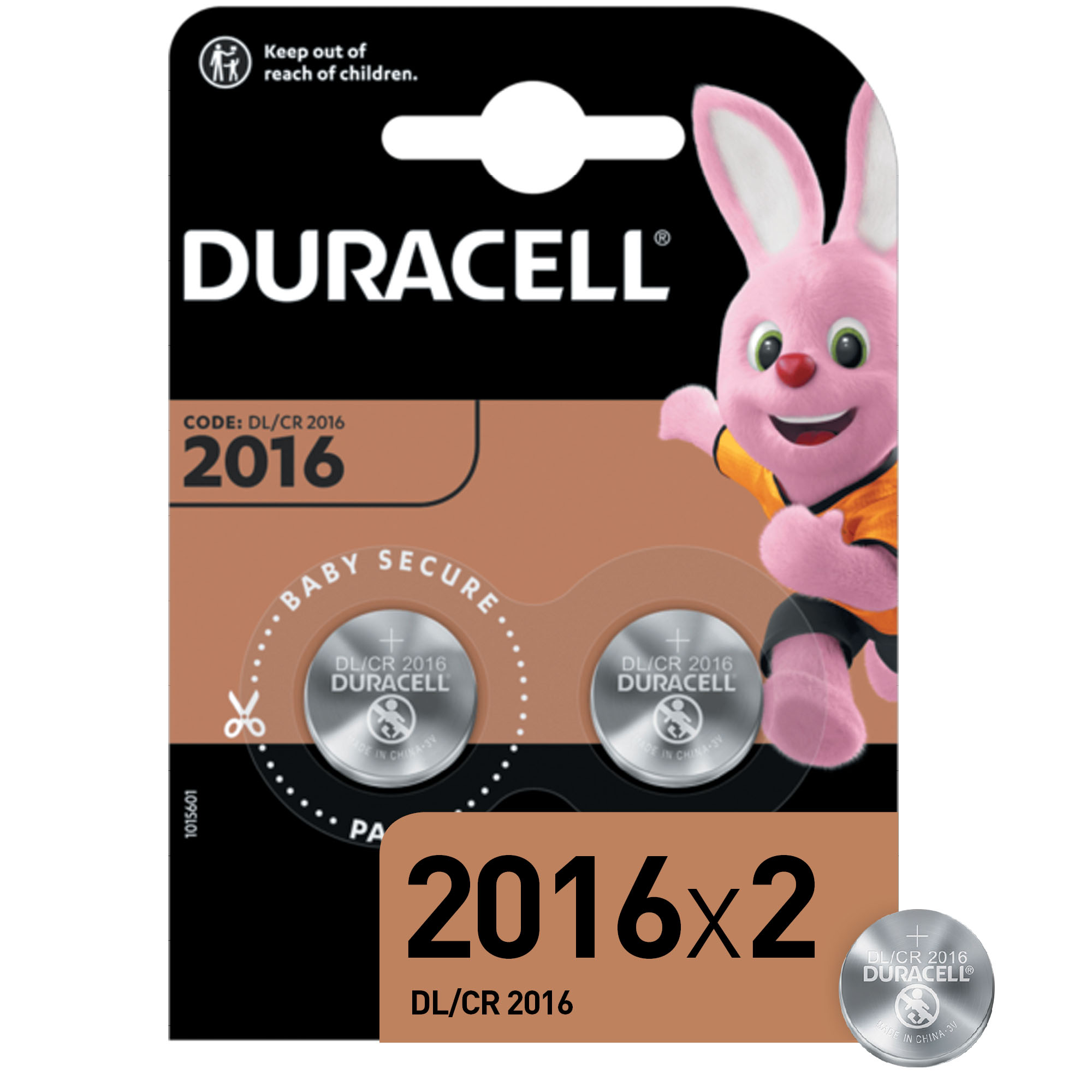 Батарейка Duracell DL 2016 уп.1шт - фото 1