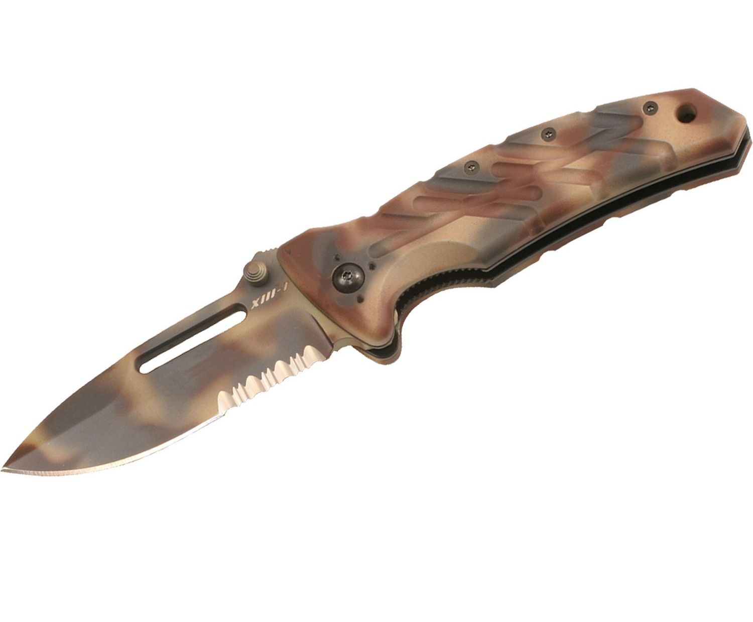 Нож Ontario XM -1DS Desert Camo складной сталь N690 - фото 1