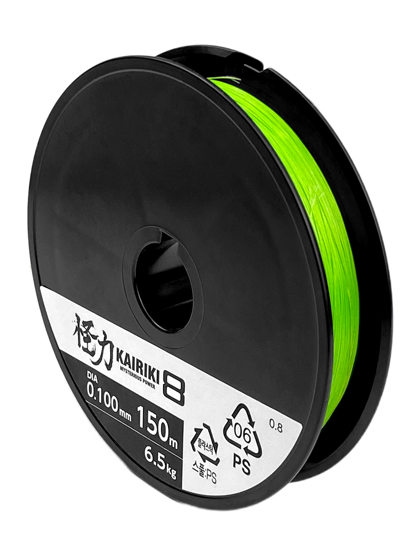 Шнур Shimano Kairiki 8 PE 150м 0,10мм зеленый 6.5кг - фото 1