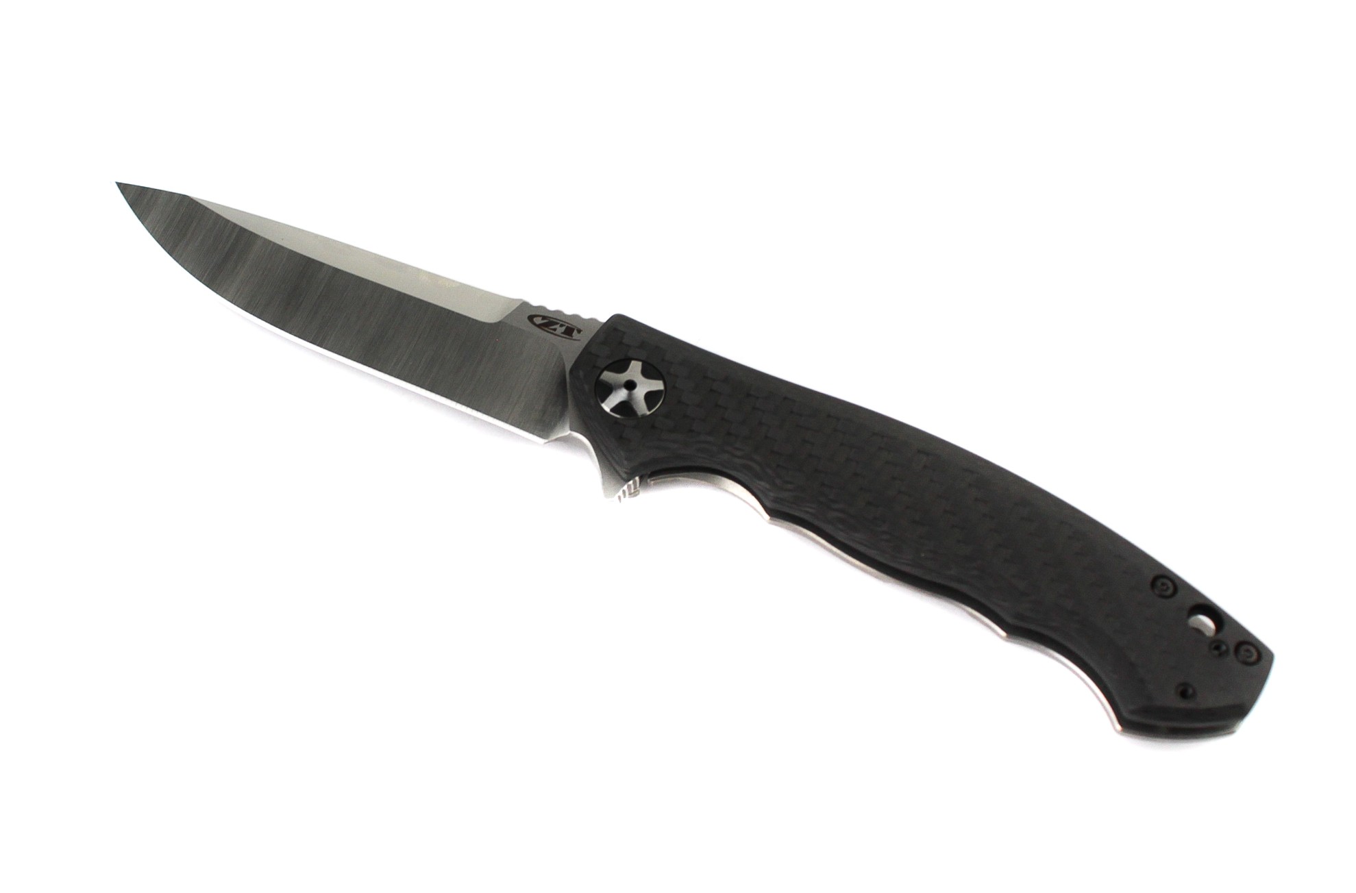 Нож Zero Tolerance складной рукоять титан.карбон сталь S35VN сатин - фото 1