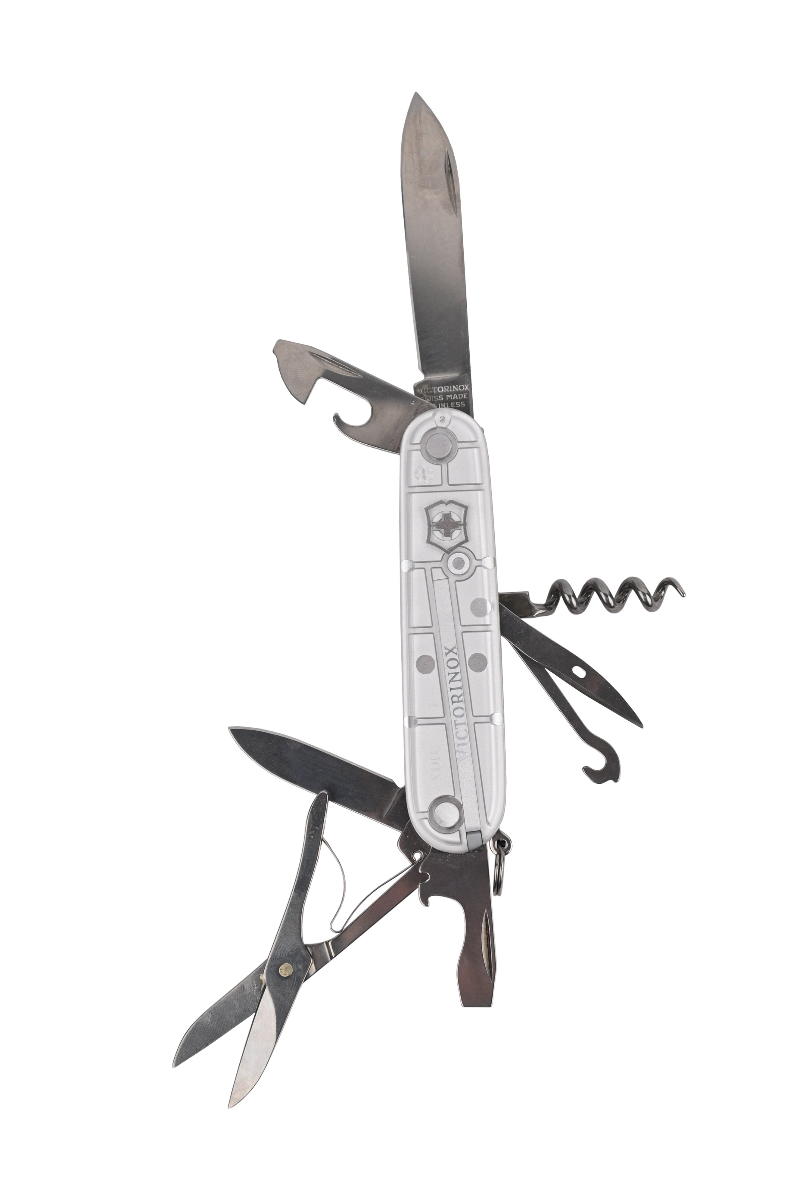 Нож Victorinox Climber 91мм полупрозрачный серебристый - фото 1