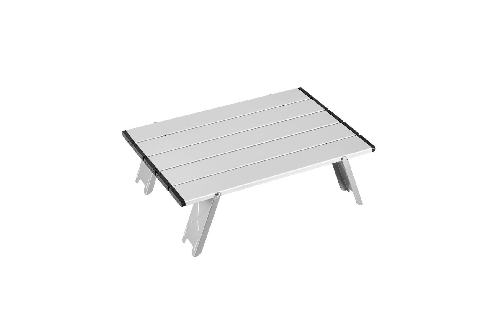 Стол Атера Mini Alunium S серебристый - фото 1