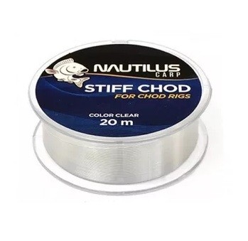 Поводковый материал Nautilus Stiff chod 20lb 20м clear - фото 1
