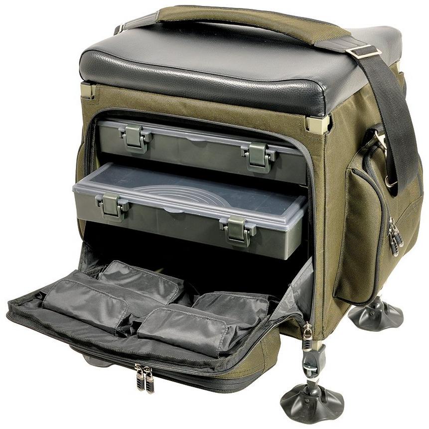 Стул-рюкзак TF Gear Compact tackle seat box - фото 1