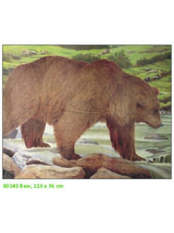 Мишень Jvd Медведь бумажная - фото 1
