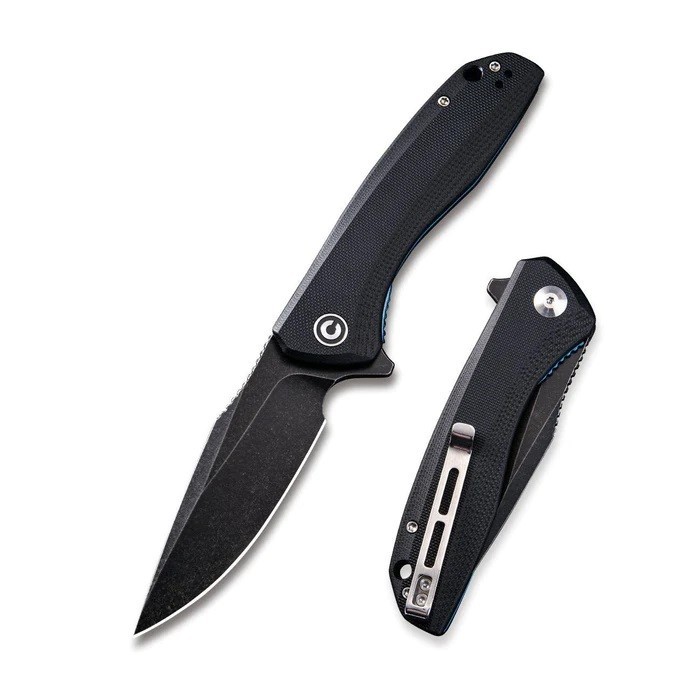 Нож Civivi Baklash Flipper Knife G10 Handle (3.5&quot; 9Cr18MoV Blade) black - фото 1