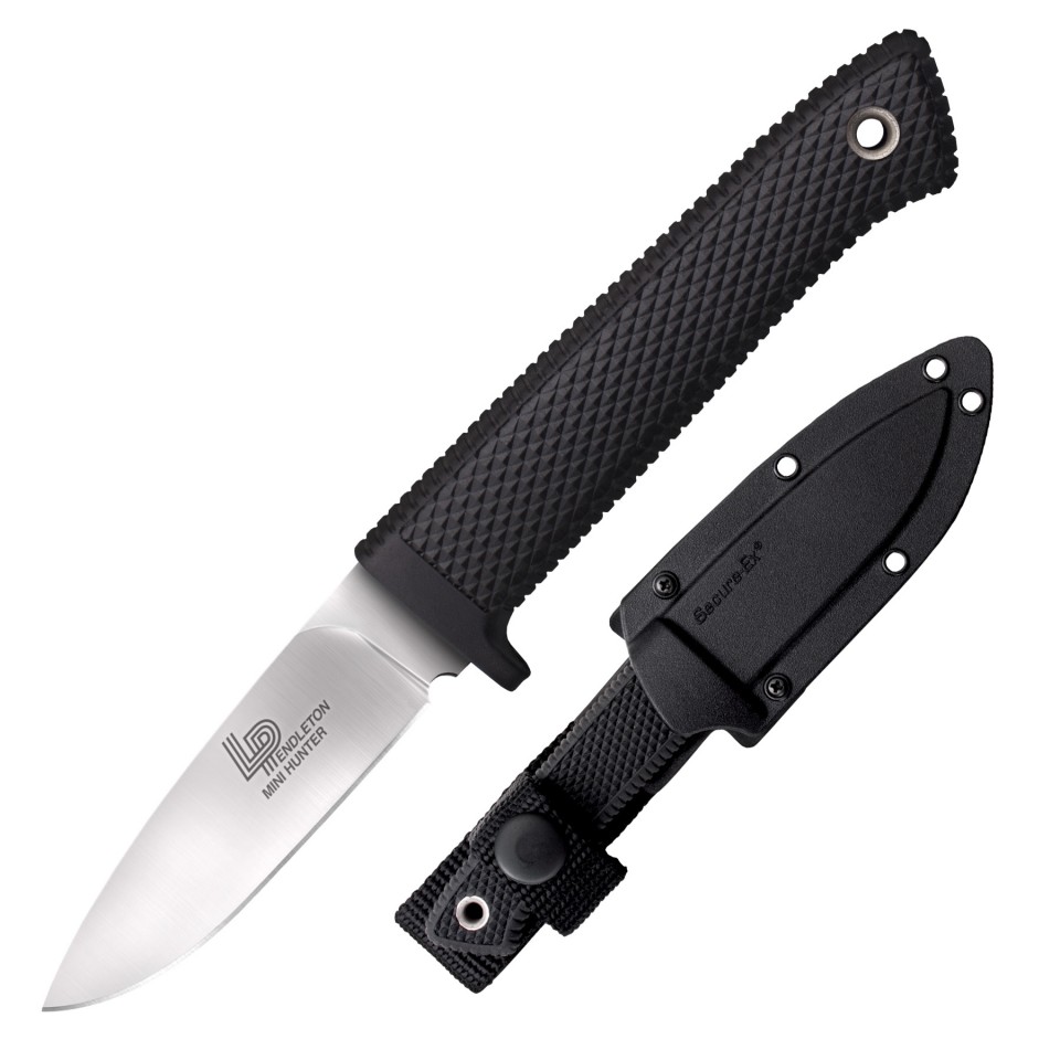 Нож Cold Steel Pendleton Mini Hunter фикс. клинок 7.4 см рук. кратон - фото 1