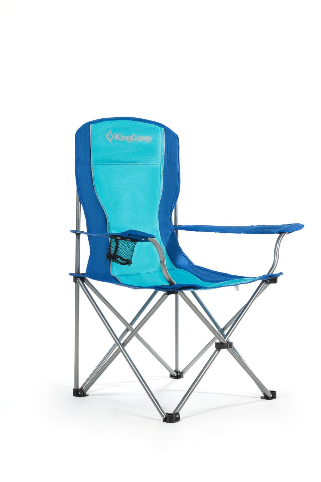 Кресло King Camp Arms Chair складное сталь 84х50х93 синий - фото 1