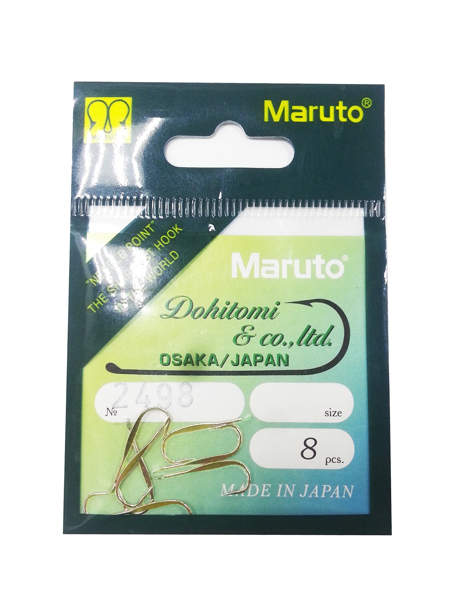 Крючки Maruto 2498 Ni №10 8шт - фото 1