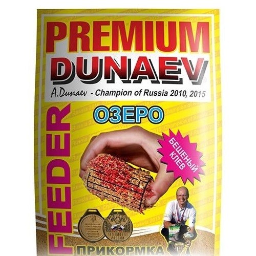 Прикормка Dunaev-Premium 1кг фидер озеро - фото 1