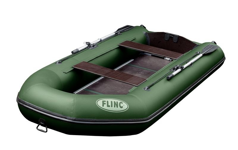 Лодка Flinc FT360K надувная красно-синяя - фото 1