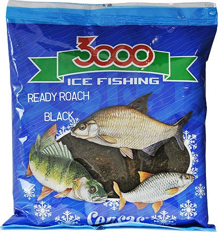 Прикормка Sensas 3000 0,5кг Roach black зимняя готовая  - фото 1