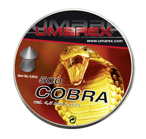 Пульки Umarex Cobra 0,56гр 500 шт - фото 1
