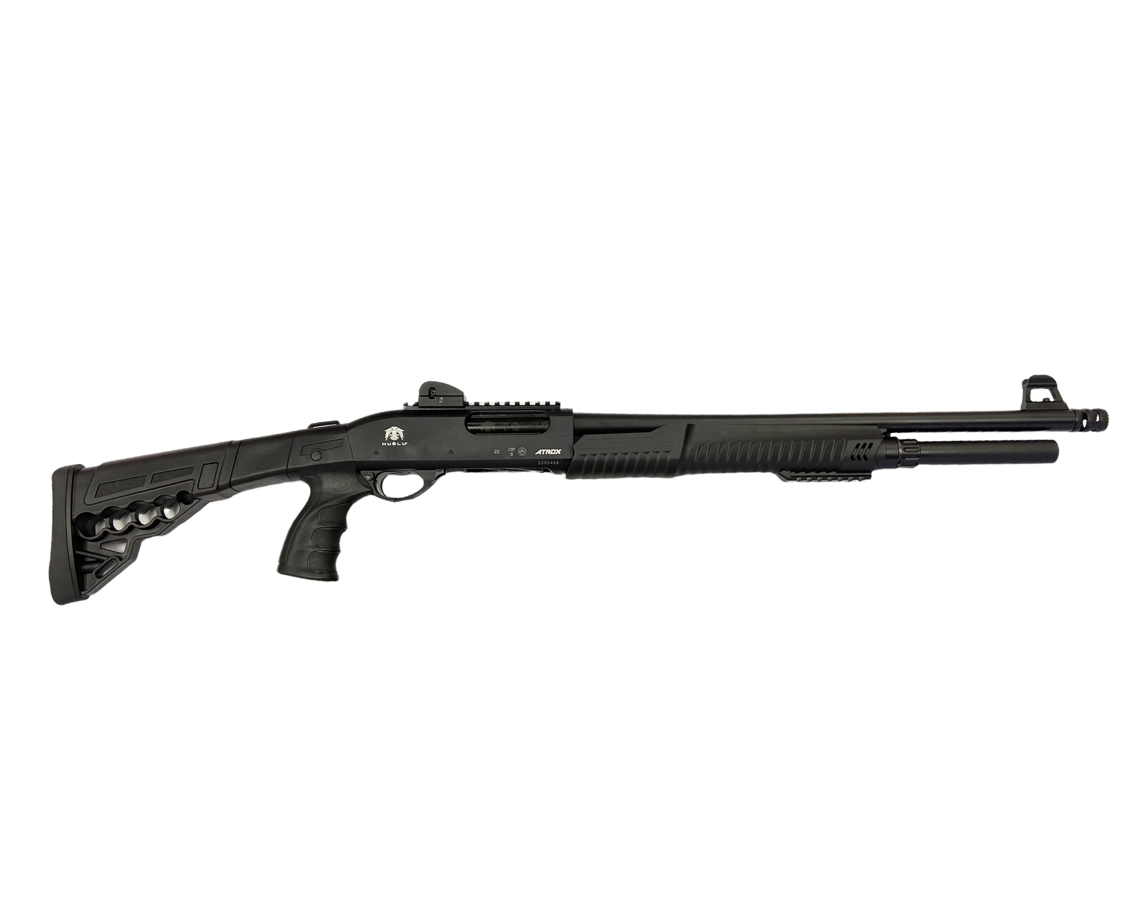 Ружье Huglu Atrox Tactic Pump Action Shotgun 12x76 7+1 Weaver 510ммTelescopic купить в интернет-магазине «Мир охоты»