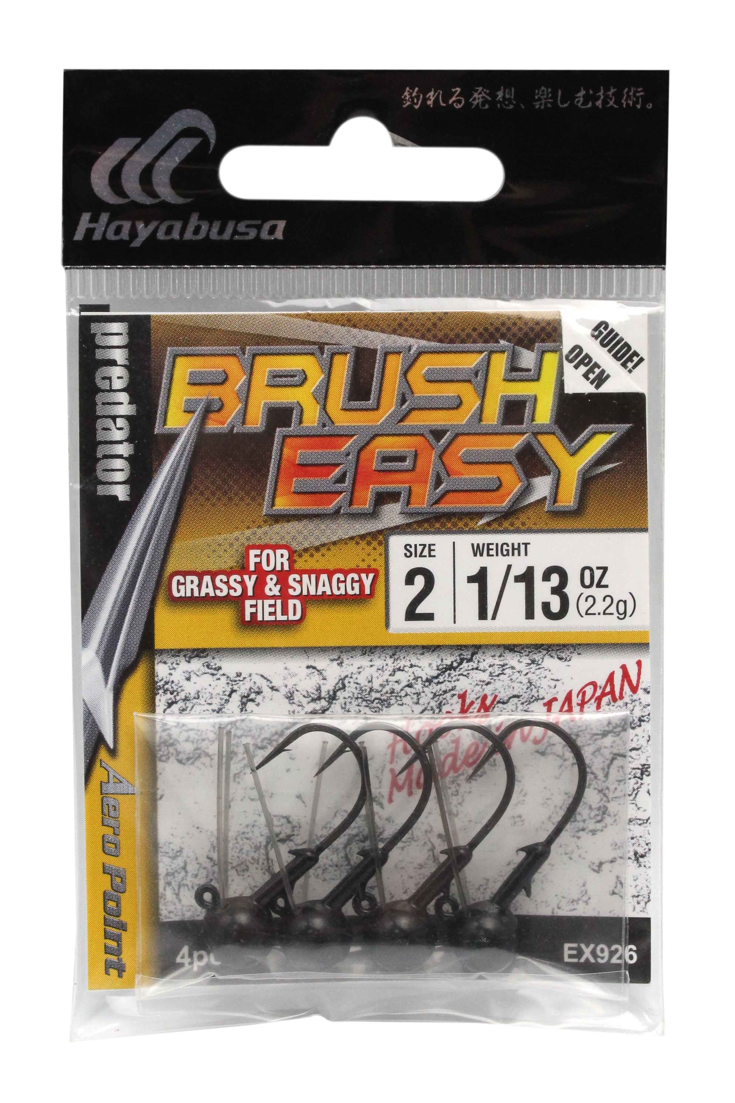 Джиг-головка Hayabusa Brush Easy незацепляйка №2 2.2гр уп.4шт - фото 1