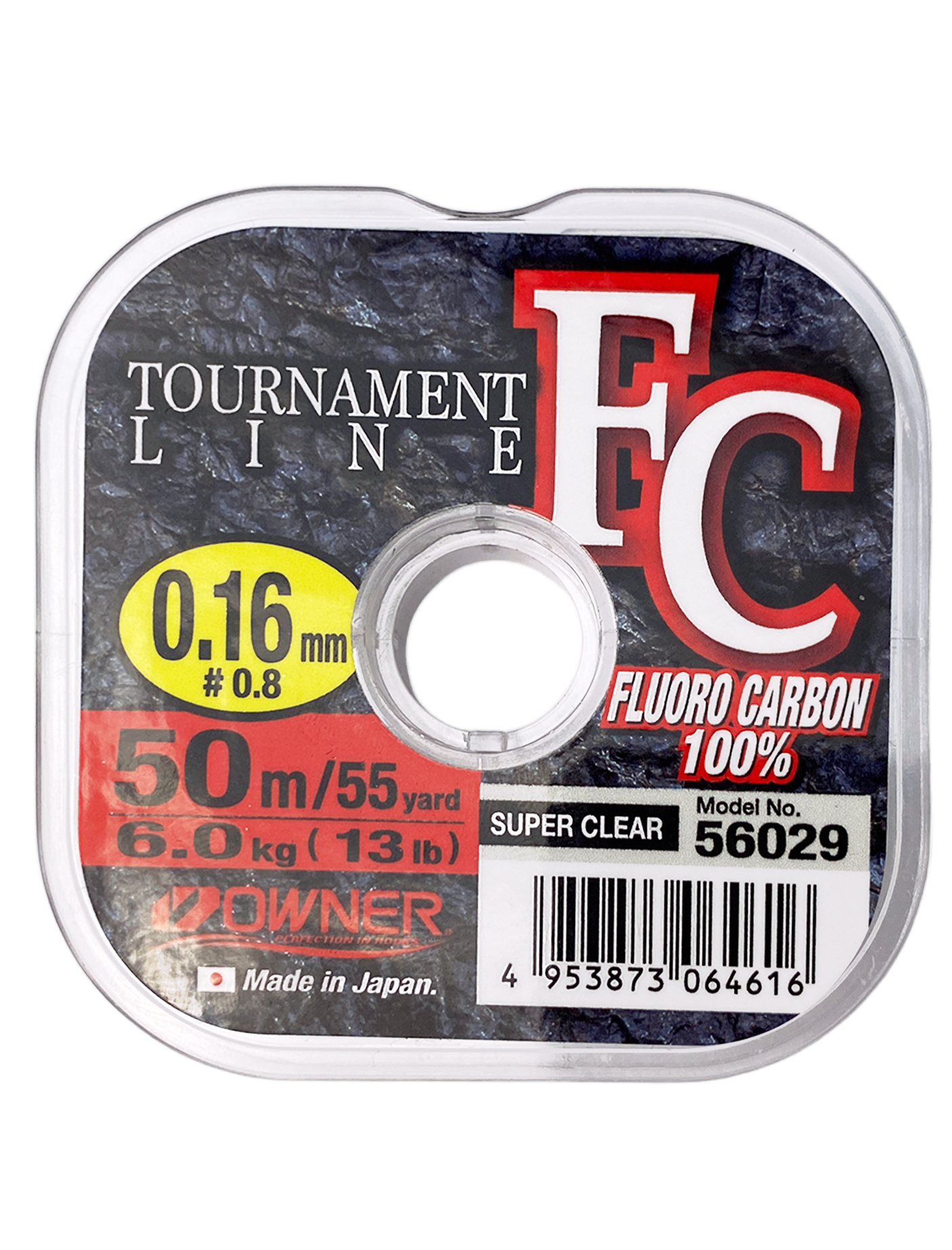 Леска Owner Tournament FC 50м 0,160мм  - фото 1