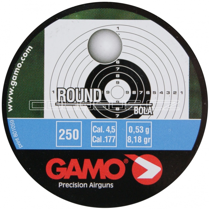 Пульки Gamo Round 0.53 гр 250 шт - фото 1