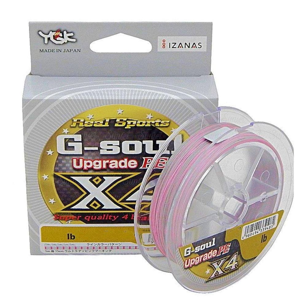 Шнур YGK G-Soul Upgrade X4 200м 2,5 35lb Gray - фото 1