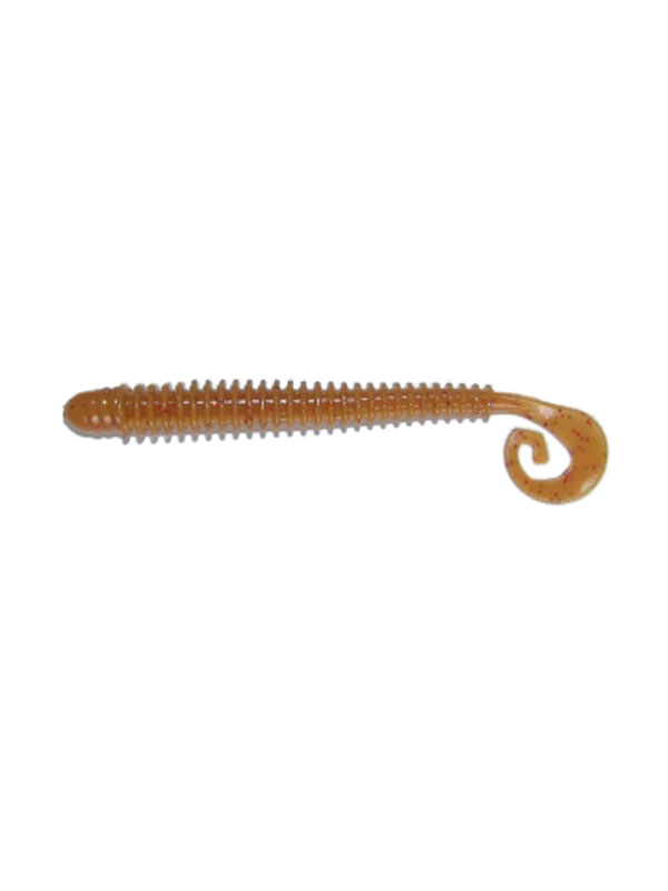 Приманка Reins твистер G Tail saturn 2,5" 026 brown shrimp red - фото 1