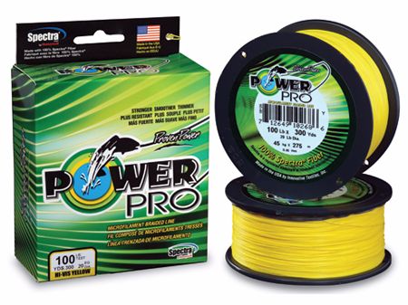 Шнур Power Pro 135м 0,28мм hi-vis yellow - фото 1