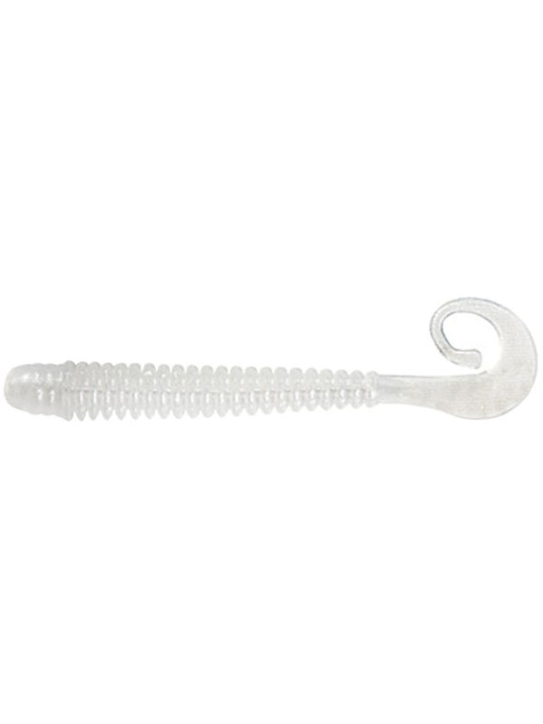 Приманка Reins твистер G Tail saturn 3,5" 014 pearl white - фото 1