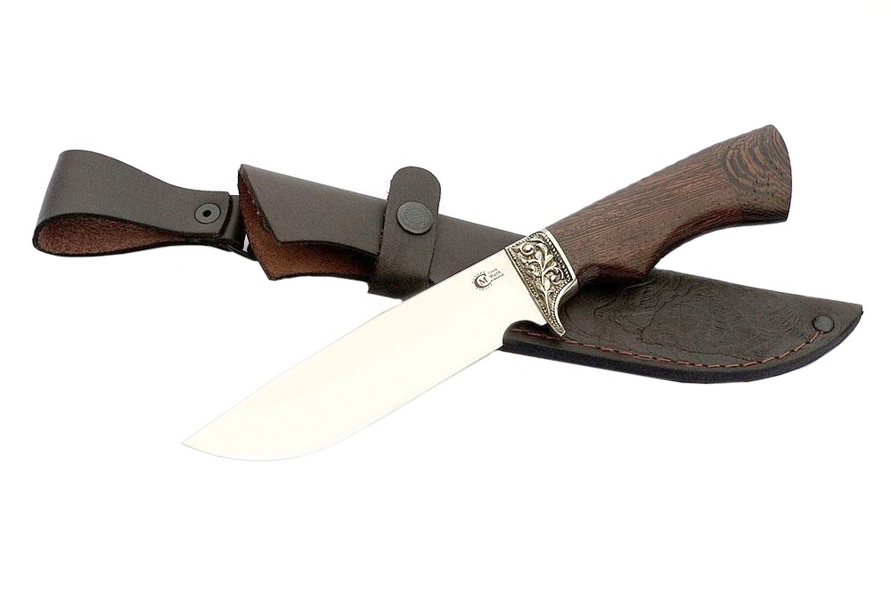 Нож ИП Семин Лорд кованая сталь 95х18 венге литье - фото 1