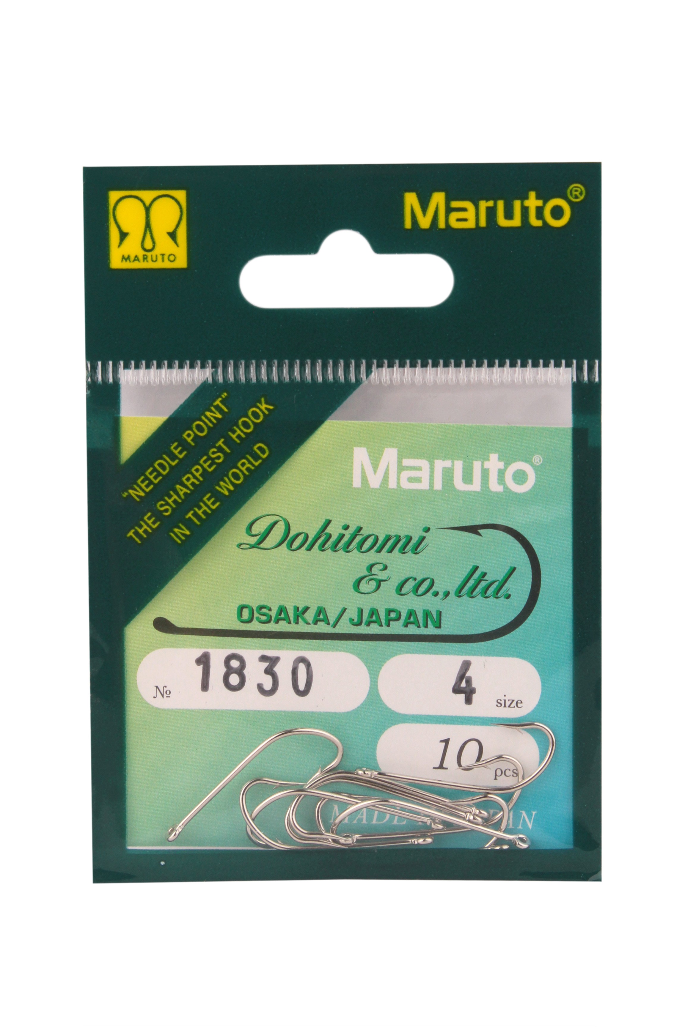 Крючки Maruto 1830 Ni №4 10шт - фото 1