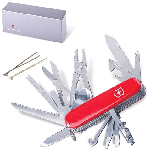 Нож Victorinox SwissChamp 91мм 33 функции красный - фото 1