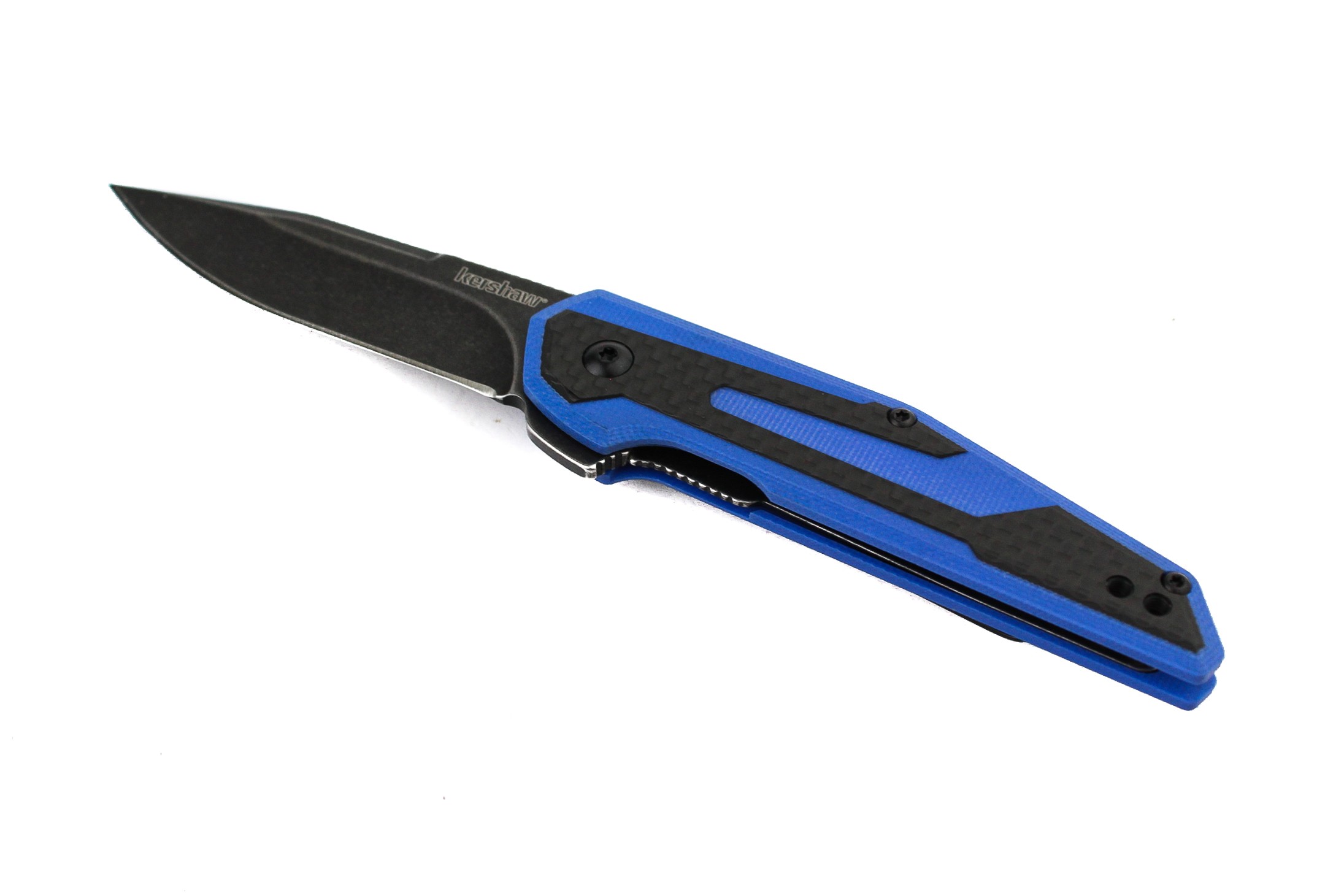 Нож Kershaw Fraxion складной сталь 8Cr13MoV рукоять G10 синяя - фото 1