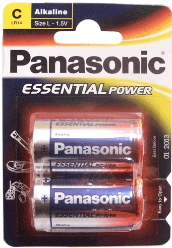 Батарейка Panasonic Essential Power LR14 С уп.2шт - фото 1