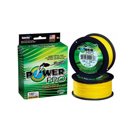 Шнур Power Pro 275м 0,28мм hi-vis yellow - фото 1